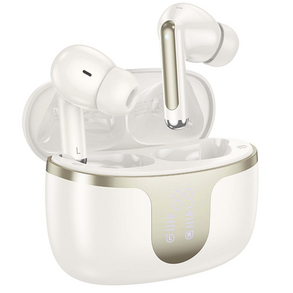 Handsfree Bluetooth HOCO EQ10, TWS, Alb