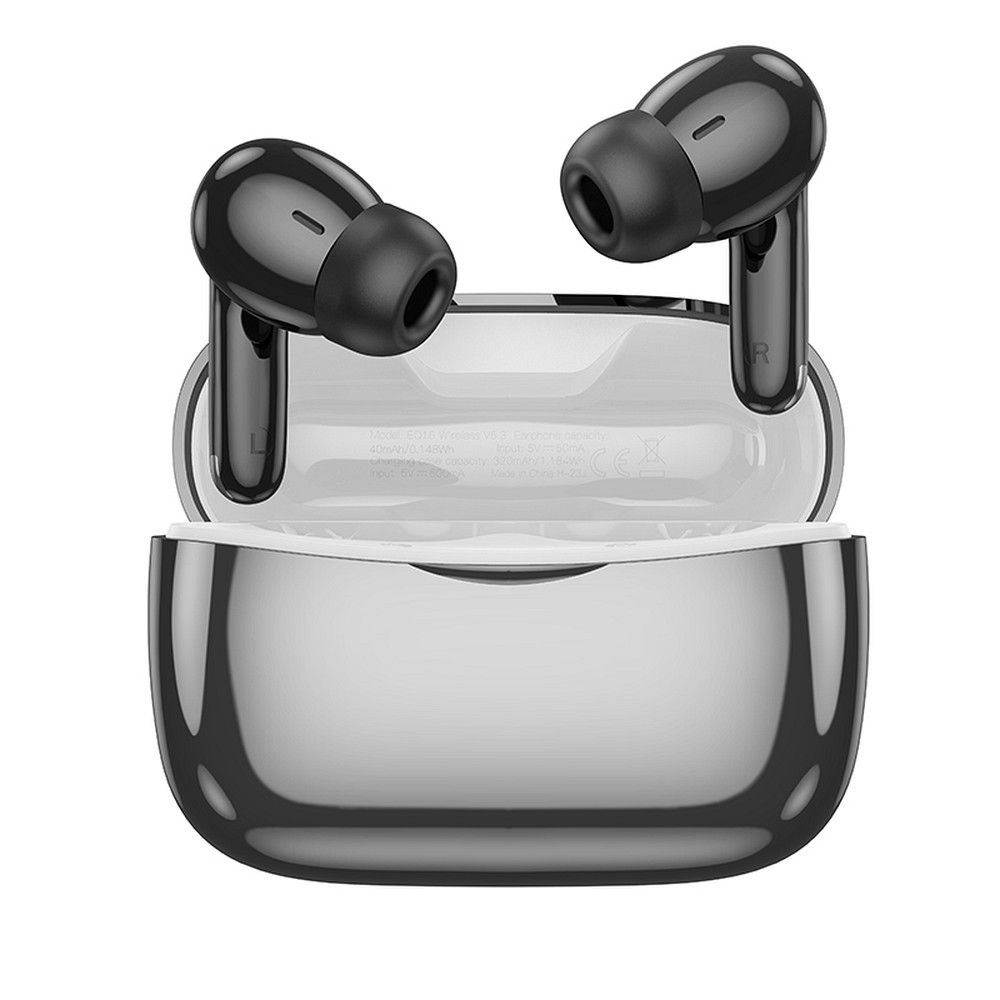 Handsfree Bluetooth HOCO EQ16, TWS, ANC, Negru