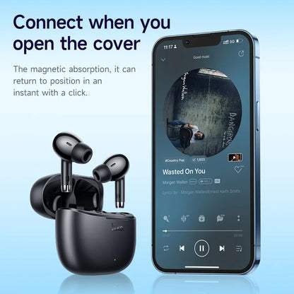 Handsfree Bluetooth HOCO EQ2, TWS, Negru