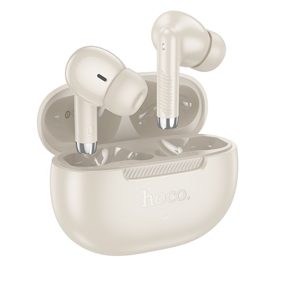 Handsfree Bluetooth HOCO EQ24, TWS, Auriu
