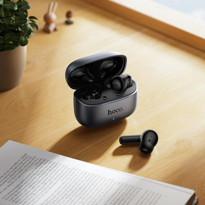 Handsfree Bluetooth HOCO EQ27 AI Translation, TWS, ANC, Gri