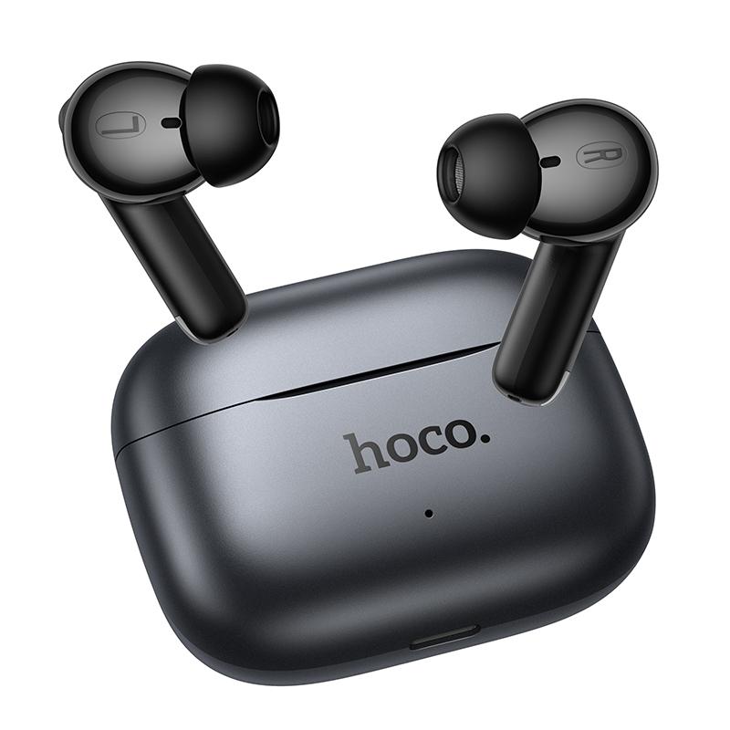 Handsfree Bluetooth HOCO EQ27 AI Translation, TWS, ANC, Gri