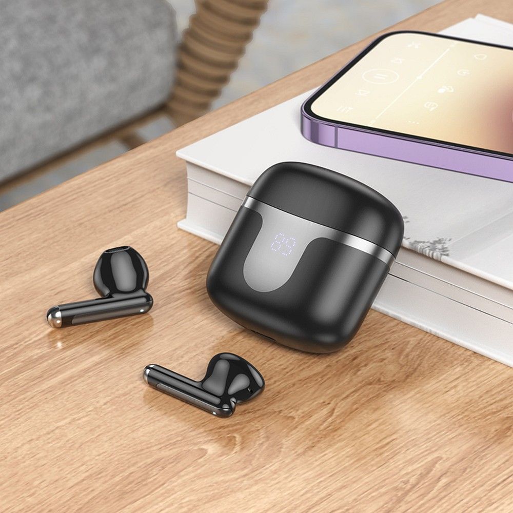 Handsfree Bluetooth HOCO EQ7, TWS, Negru
