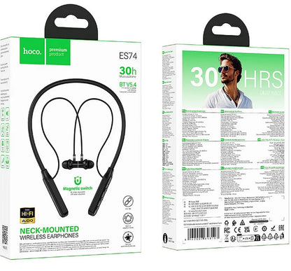 Handsfree Bluetooth HOCO ES74, A2DP, Negru