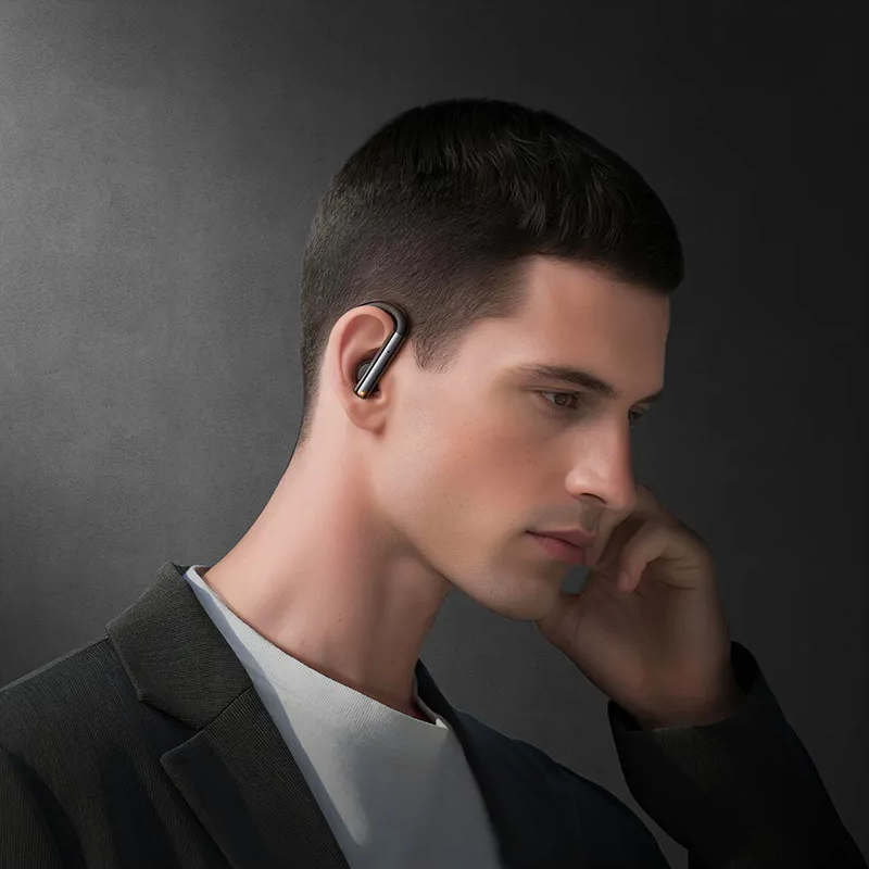 Handsfree Bluetooth HOCO EW206, TWS, Negru