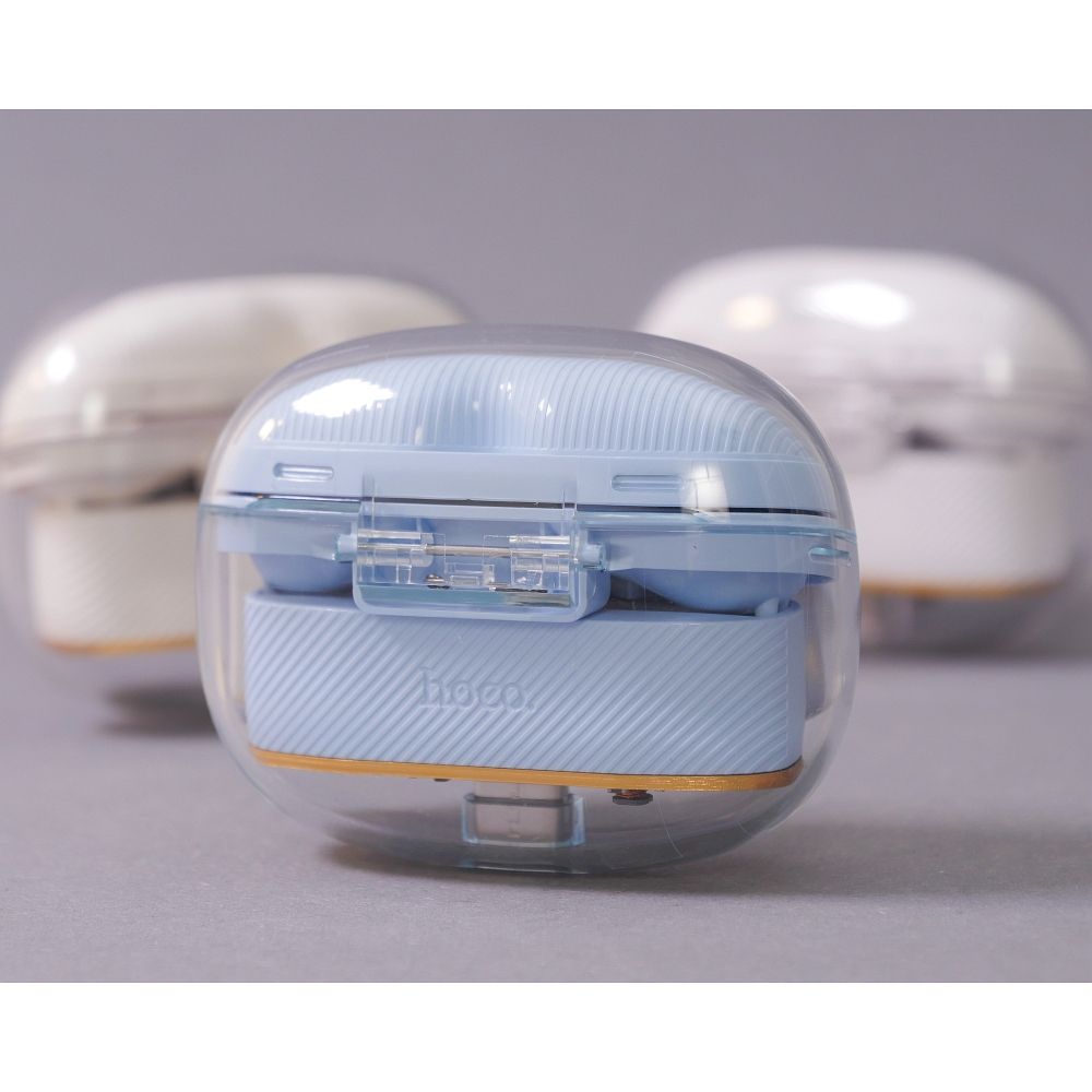 Handsfree Bluetooth HOCO EW54, TWS, Albastru