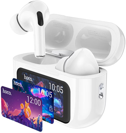 Handsfree Bluetooth HOCO EW72, TWS, ANC, Alb