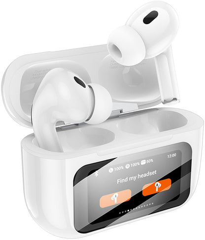 Handsfree Bluetooth HOCO EW72, TWS, ANC, Alb