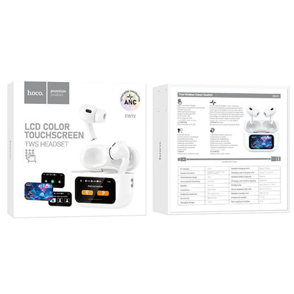 Handsfree Bluetooth HOCO EW72, TWS, ANC, Alb