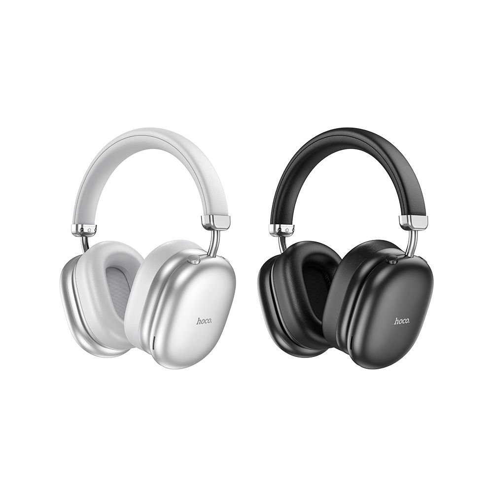 Handsfree Bluetooth HOCO W35 Max, A2DP, ANC, Argintiu