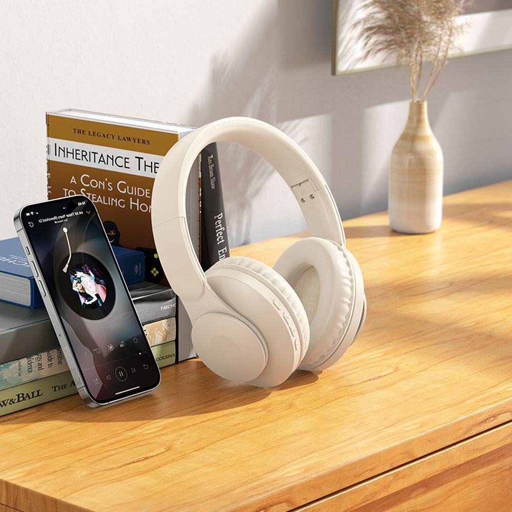 Handsfree Bluetooth HOCO W45, A2DP, Alb