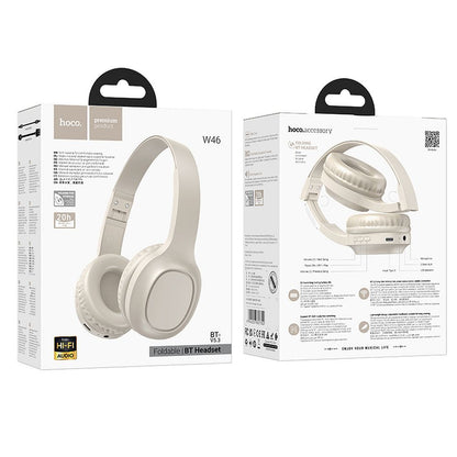 Handsfree Bluetooth HOCO W46, A2DP, Alb
