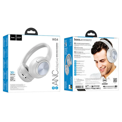 Handsfree Bluetooth HOCO W54, A2DP, ANC, Gri
