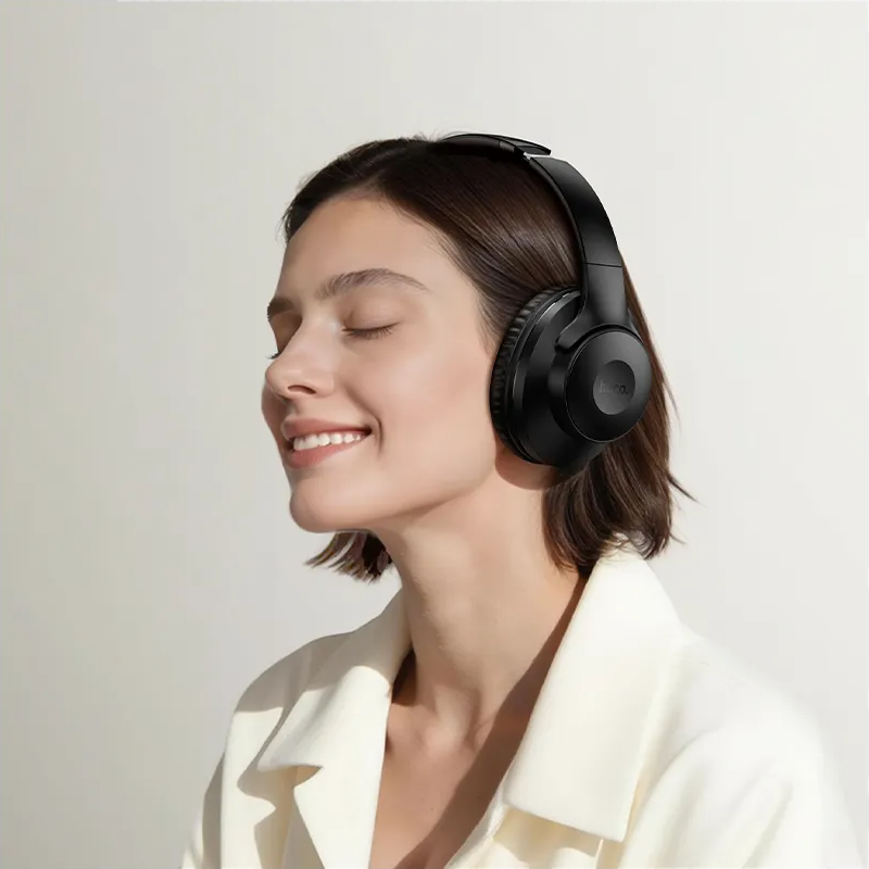 Handsfree Bluetooth HOCO W71, A2DP, Negru