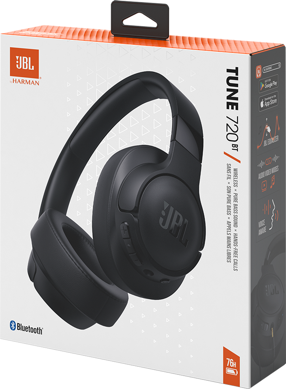 Handsfree Bluetooth JBL Tune 720BT, MultiPoint, A2DP, Negru JBLT720BTBLK