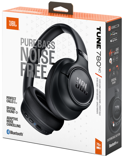 Handsfree Bluetooth JBL Tune 780NC, MultiPoint, A2DP, ANC, Negru JBLT780NCBLK