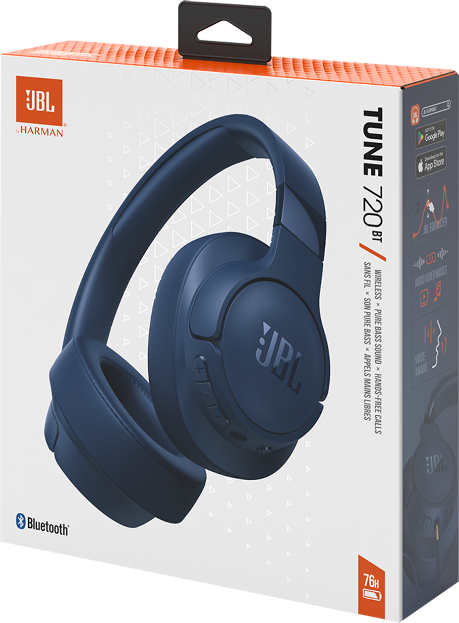 Handsfree Bluetooth JBL Tune 720BT, MultiPoint, A2DP, Albastru JBLT720BTBLU