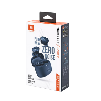 Handsfree Bluetooth JBL Tune Buds, TWS, ANC, MultiPoint, Albastru JBLTBUDSBLU