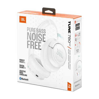 Handsfree Bluetooth JBL Tune 780NC, MultiPoint, A2DP, ANC, Alb JBLT780NCWHT