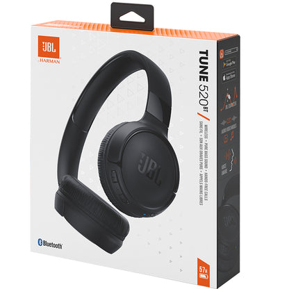 Handsfree Bluetooth JBL Tune 520BT, MultiPoint, A2DP, Negru JBLT520BTBLK