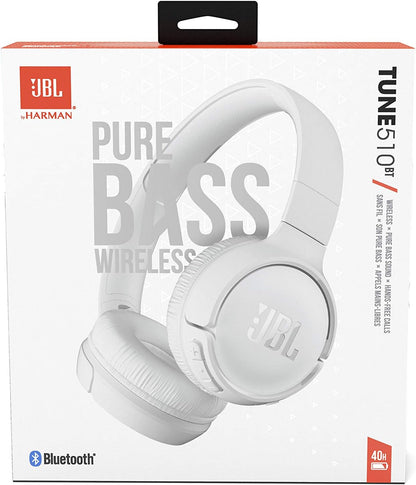 Handsfree Bluetooth JBL Tune 510BT, MultiPoint, A2DP, Alb JBLT510BTWHTEU