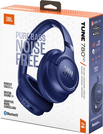 Handsfree Bluetooth JBL Tune 780NC, MultiPoint, A2DP, ANC, Albastru JBLT780NCBLU