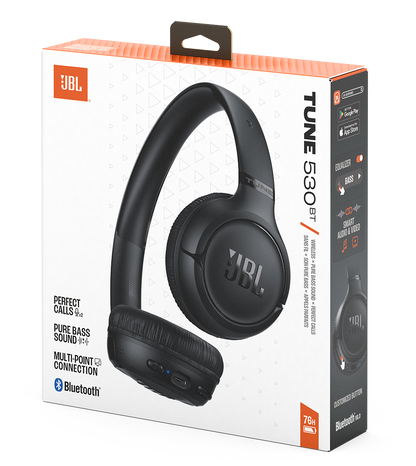 Handsfree Bluetooth JBL Tune 530BT, MultiPoint, A2DP, Negru