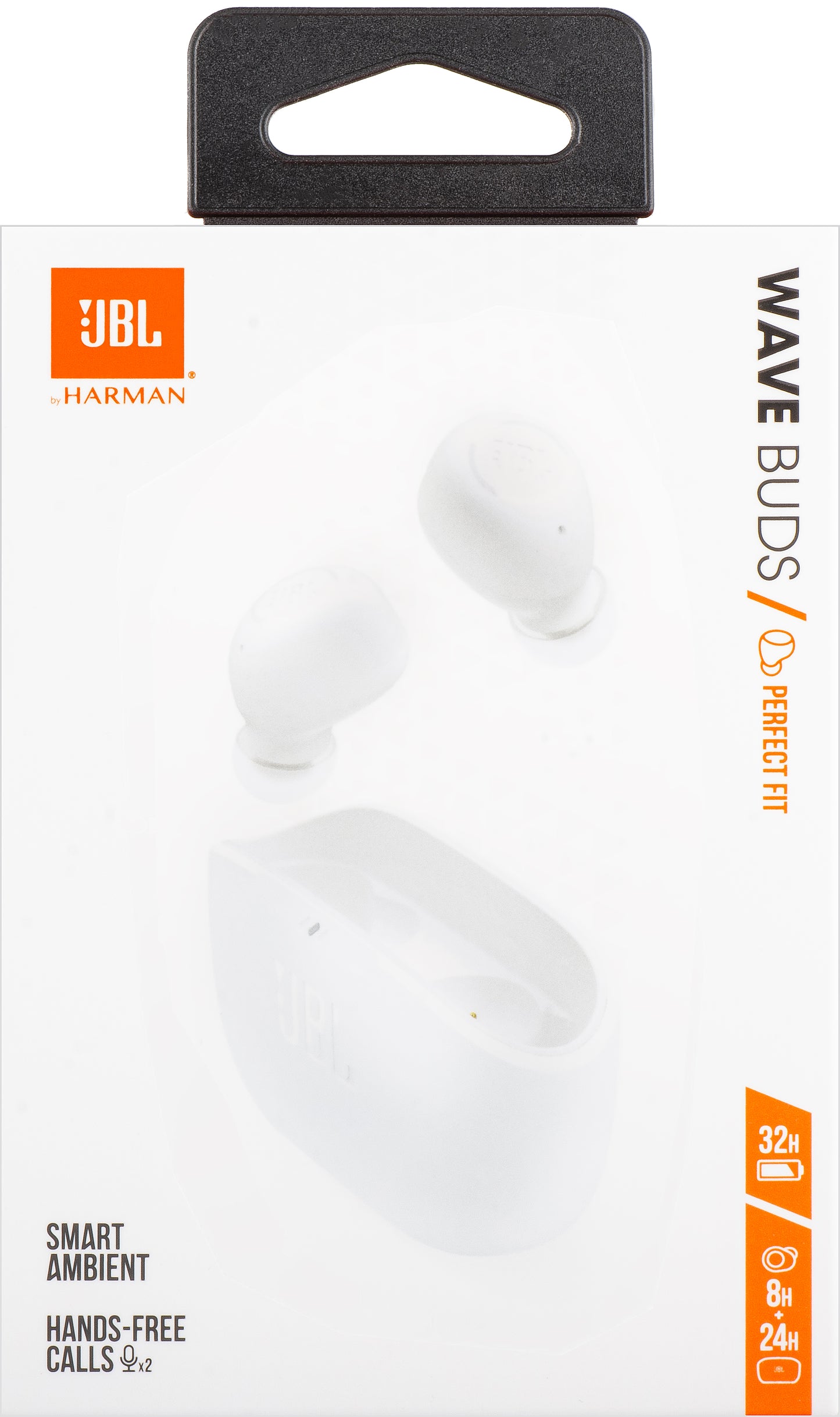 Handsfree Bluetooth JBL Wave Buds, TWS, Alb JBLWBUDSWHT