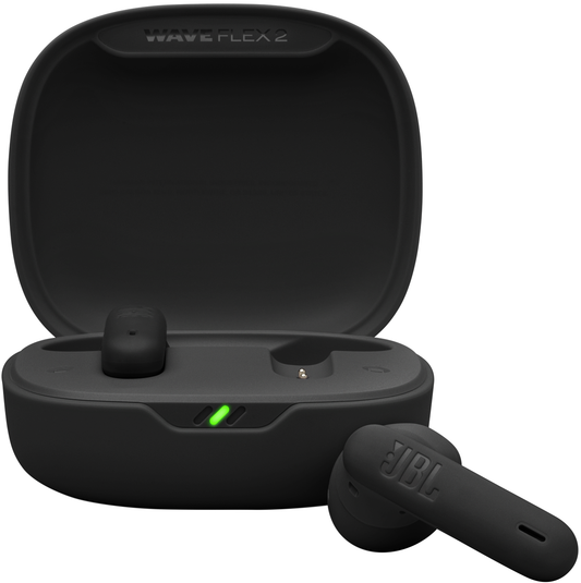 Handsfree Bluetooth JBL Wave Flex 2, TWS, ANC, MultiPoint, Negru JBLWFLEX2BLK