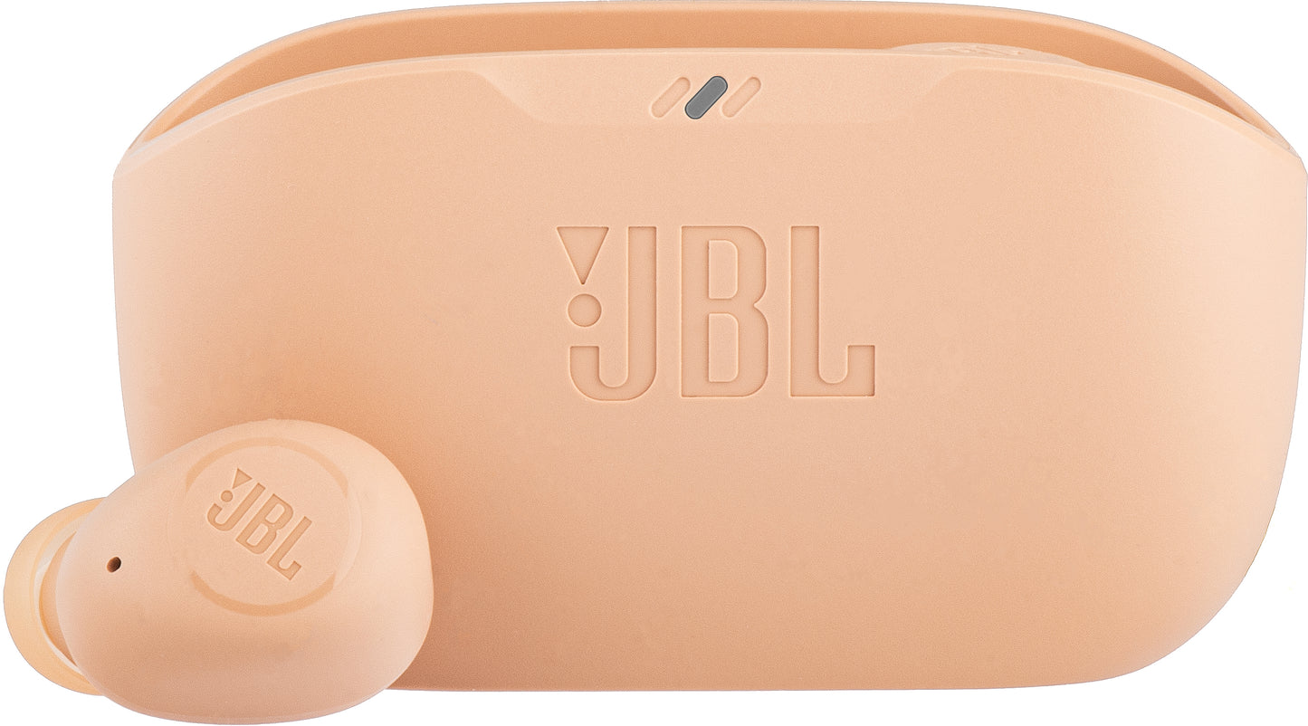 Handsfree Bluetooth JBL Wave Buds, TWS, Bej, Resigilat JBLWBUDSBEG