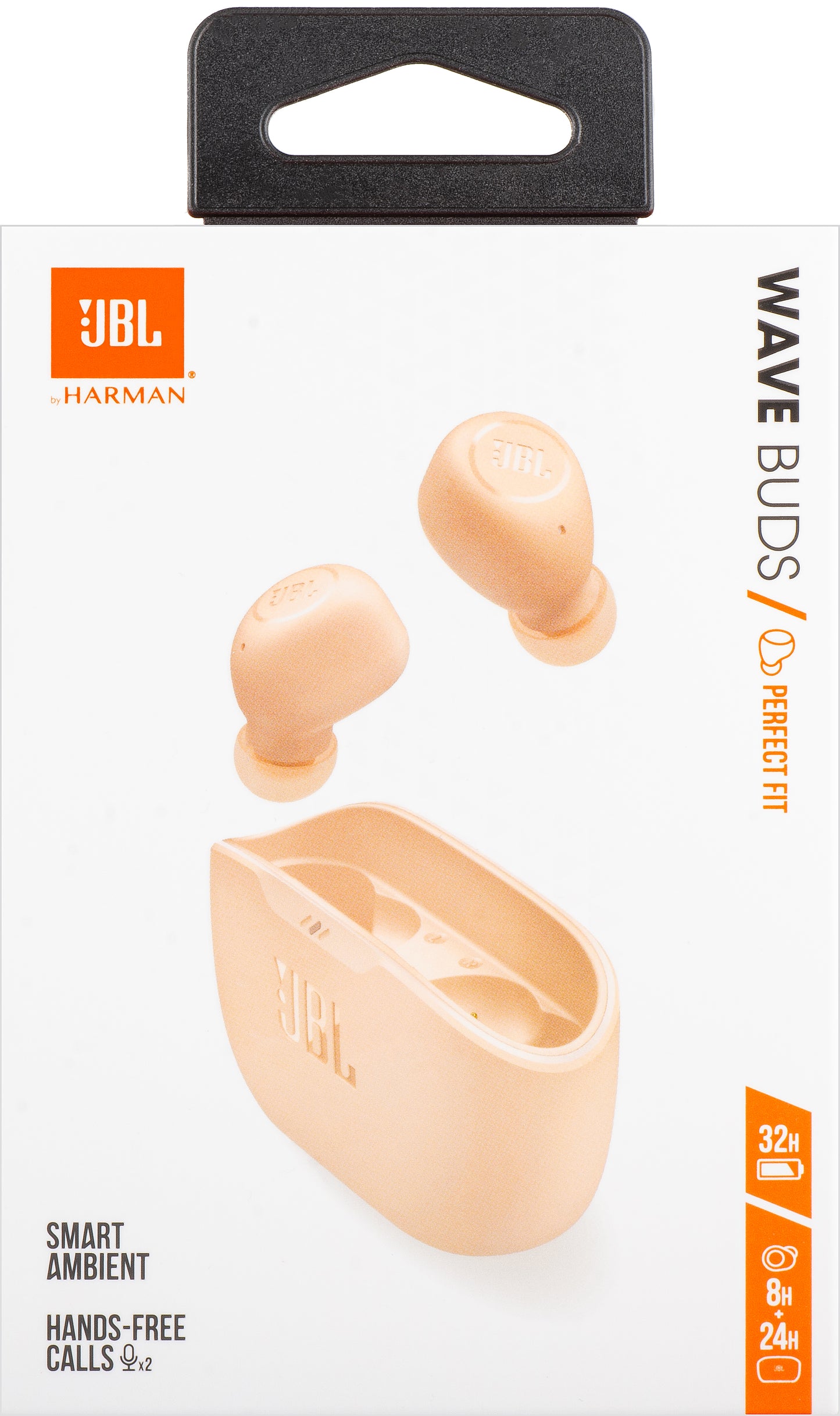 Handsfree Bluetooth JBL Wave Buds, TWS, Bej, Resigilat JBLWBUDSBEG