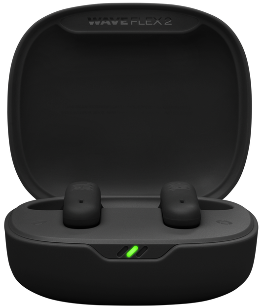 Handsfree Bluetooth JBL Wave Flex 2, TWS, ANC, MultiPoint, Negru JBLWFLEX2BLK
