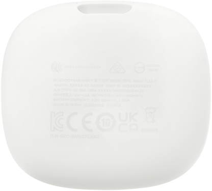 Handsfree Bluetooth JBL Wave Flex 2, TWS, ANC, MultiPoint, Alb JBLWFLEX2WHT