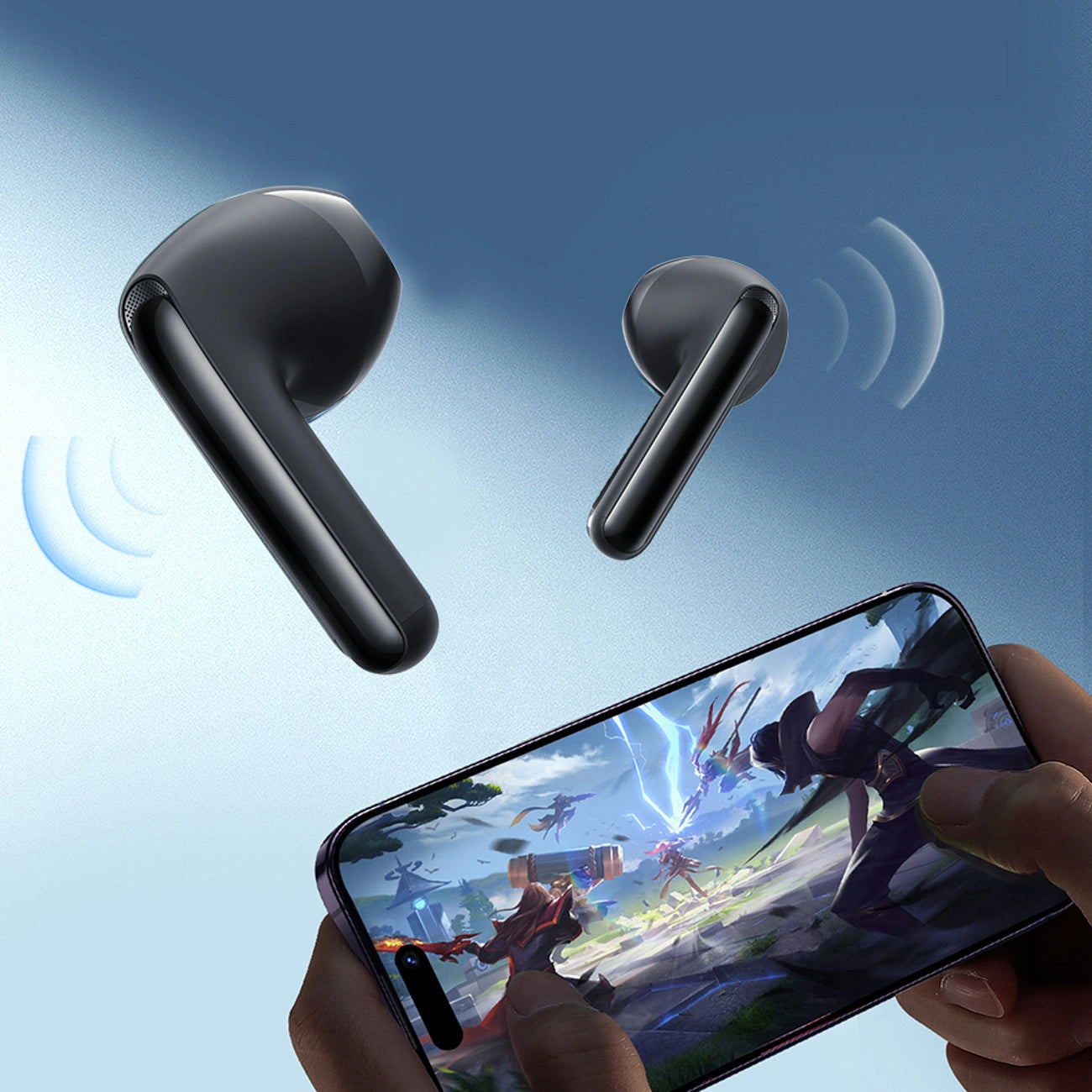 Handsfree Bluetooth Joyroom Funpods JR-FB1 New Version, TWS, Negru