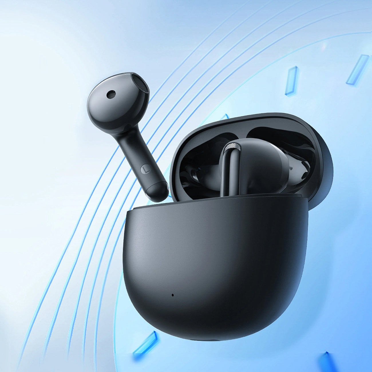 Handsfree Bluetooth Joyroom Funpods JR-FB1 New Version, TWS, Negru