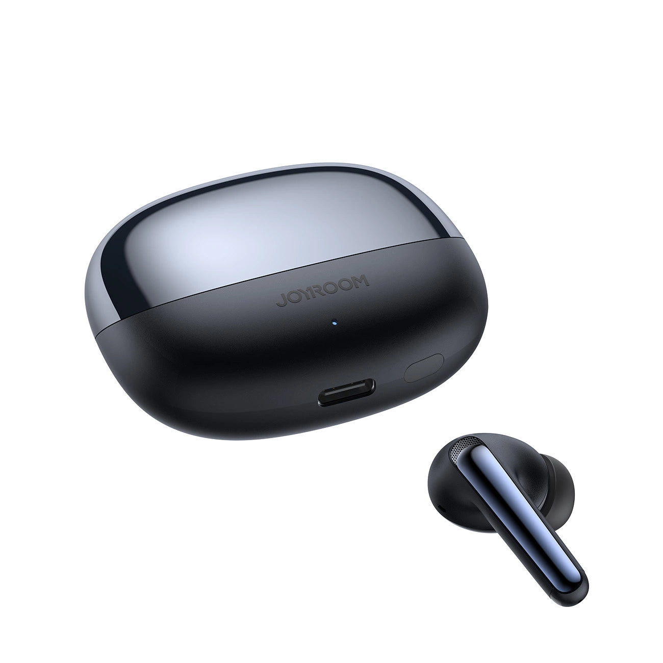 Handsfree Bluetooth Joyroom Funpods JR-FN2, TWS, ANC, Negru