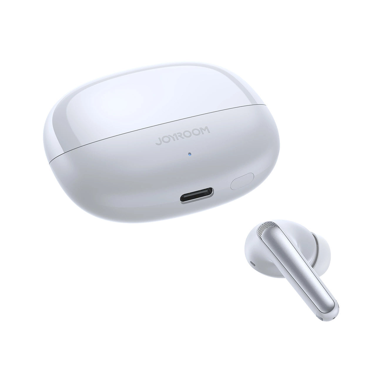 Handsfree Bluetooth Joyroom Funpods JR-FN2, TWS, ANC, Alb