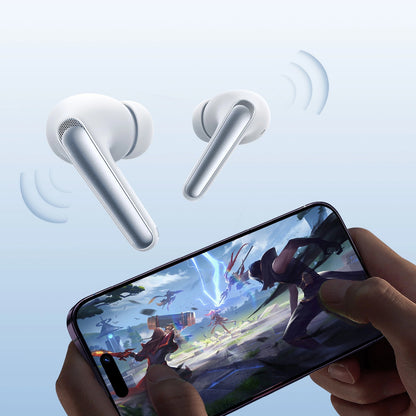 Handsfree Bluetooth Joyroom Funpods JR-FN2, TWS, ANC, Alb