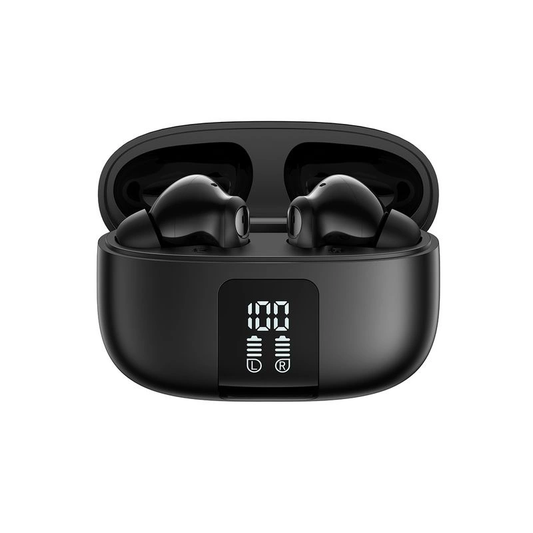 Handsfree Bluetooth Joyroom Funpods JR-FN3, TWS, ANC, Negru