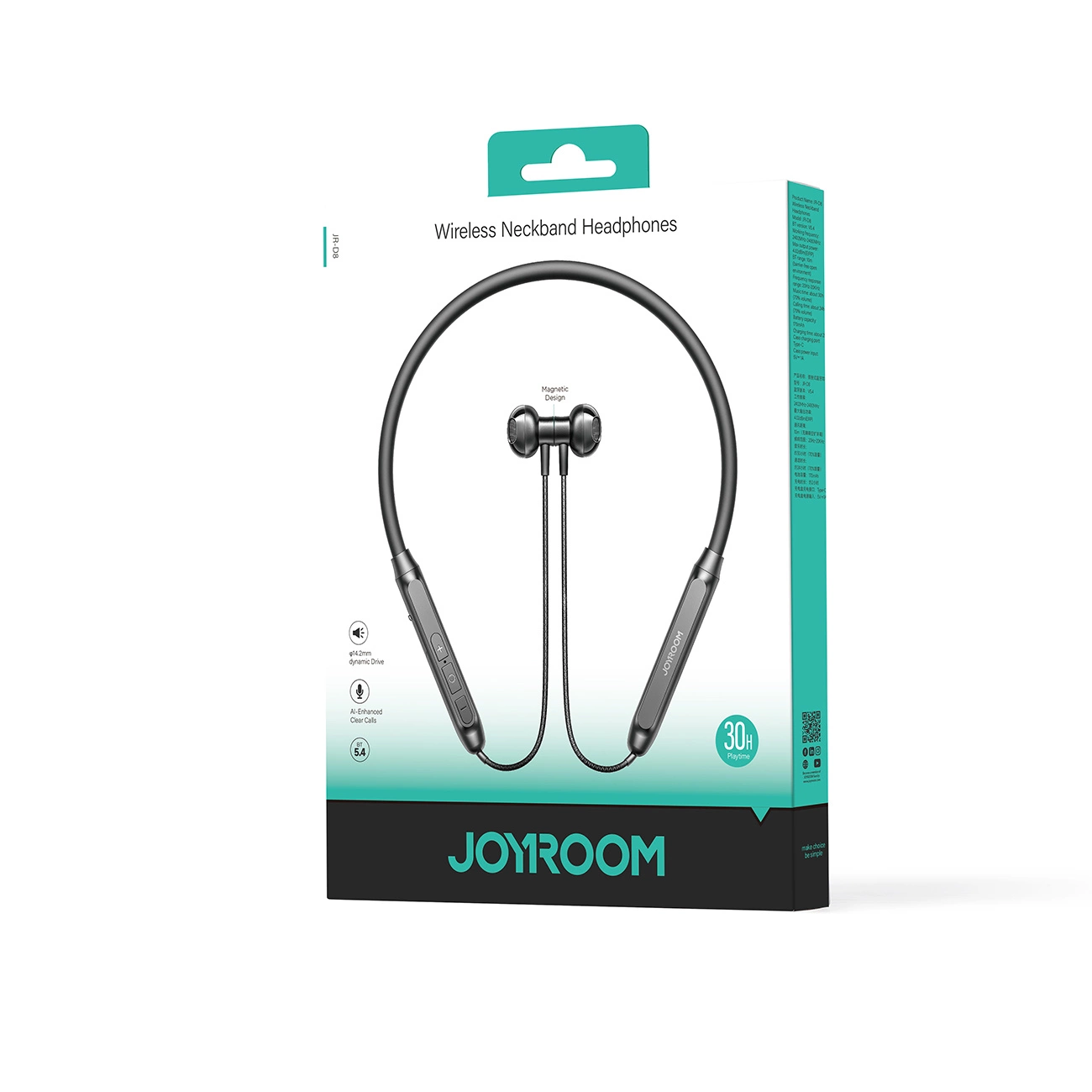 Handsfree Bluetooth Joyroom JR-D8, A2DP, Negru