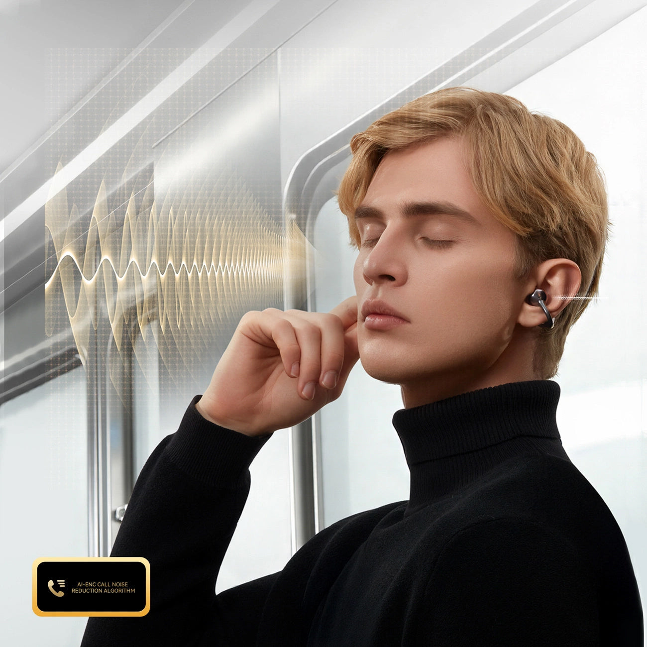 Handsfree Bluetooth Joyroom Openfree JR-OE3, TWS, Argintiu