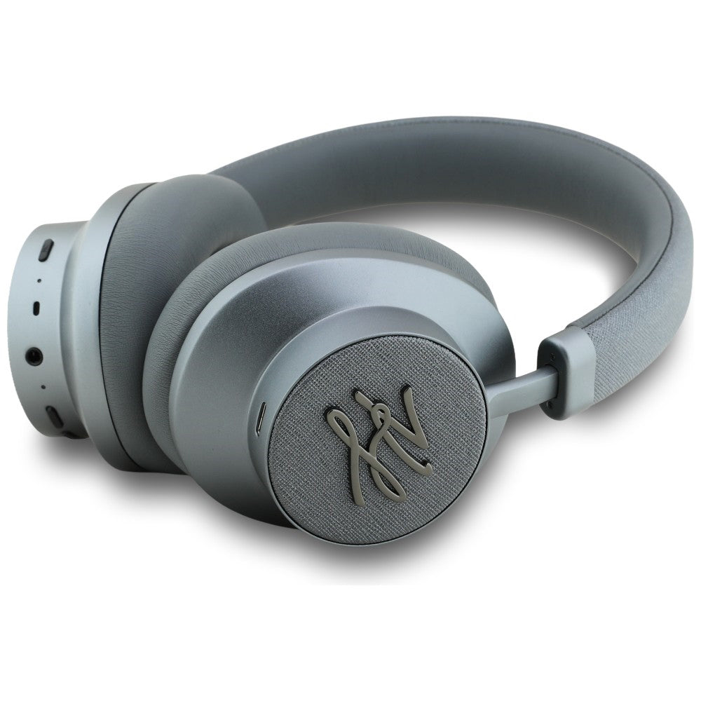 Handsfree Bluetooth Karl Lagerfeld Grained Initials, A2DP, ANC, Gri