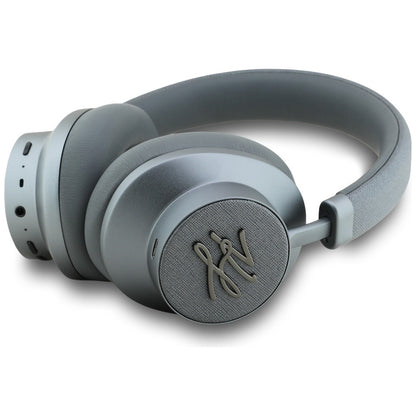 Handsfree Bluetooth Karl Lagerfeld Grained Initials, A2DP, ANC, Gri