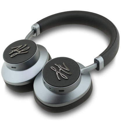 Handsfree Bluetooth Karl Lagerfeld Grained Initials, A2DP, ANC, Negru