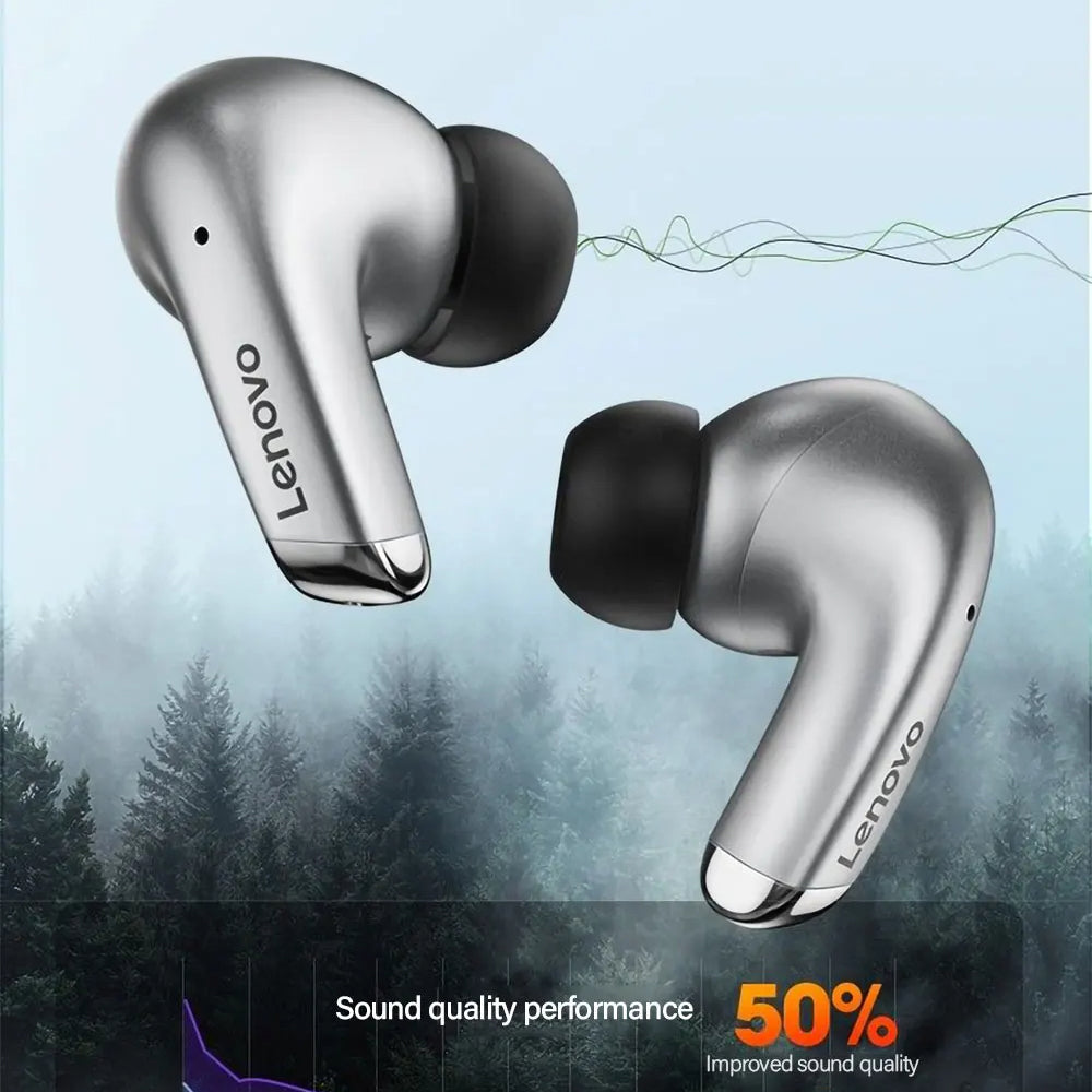 Handsfree Bluetooth Lenovo ThinkPlus LP5, TWS, Alb