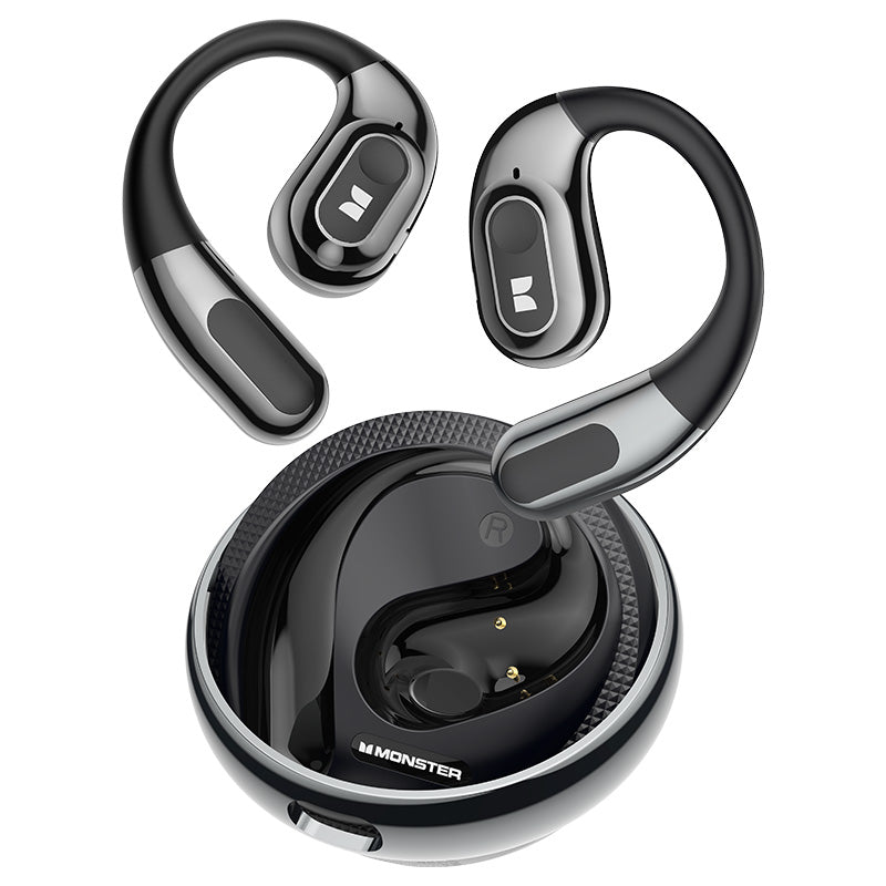 Handsfree Bluetooth Monster AC330 AI Translation, TWS, Negru