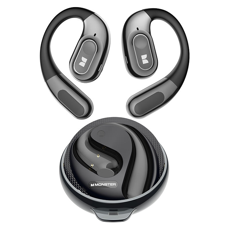 Handsfree Bluetooth Monster AC330 AI Translation, TWS, Negru
