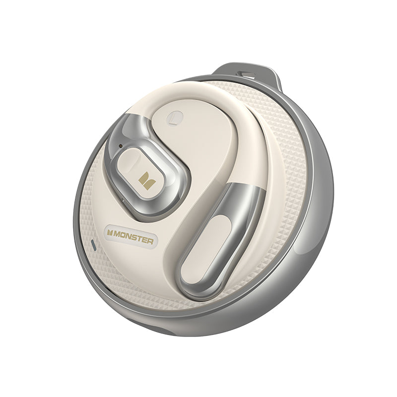 Handsfree Bluetooth Monster AC330 AI Translation, TWS, Alb