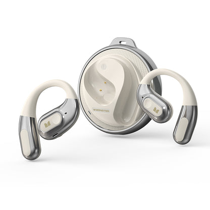 Handsfree Bluetooth Monster AC330 AI Translation, TWS, Alb