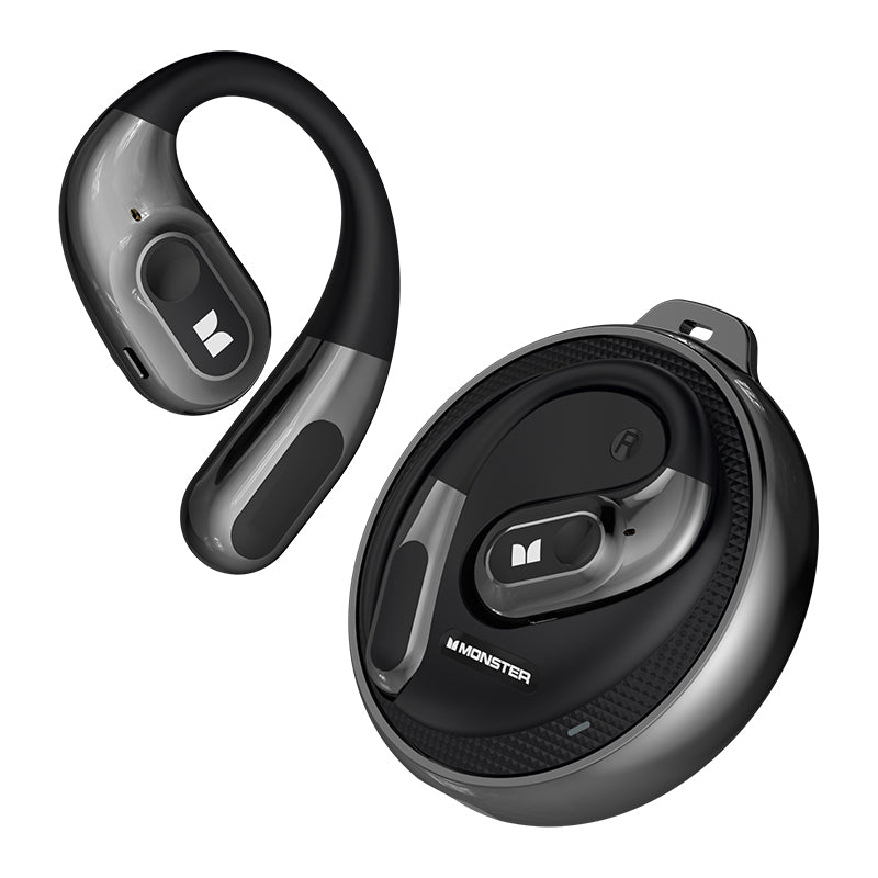 Handsfree Bluetooth Monster AC330 AI Translation, TWS, Negru